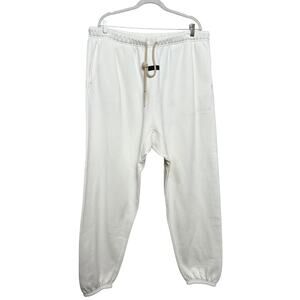 Fear of God Essentials Off-White  Drawstring Lounge Pants Size XXL Cotton Blend
